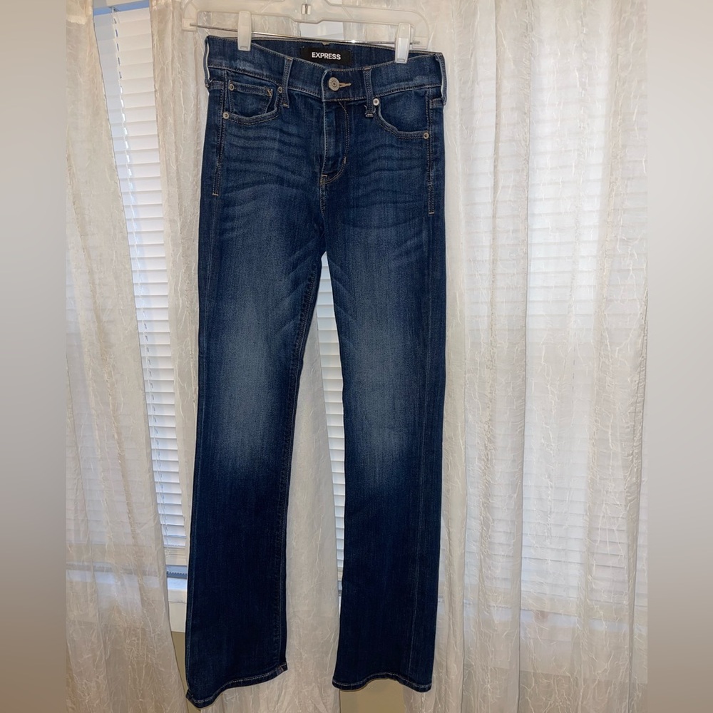 Express jeans, stretch, mid rise